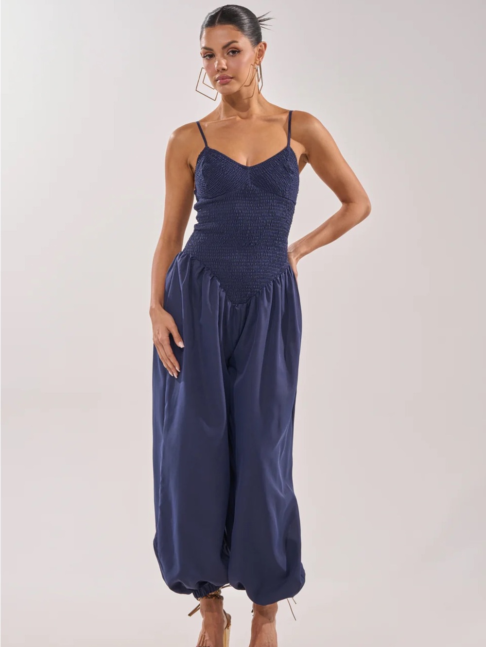 AKIRA TRENDSETTER BALLOON PANT JUMPSUIT
